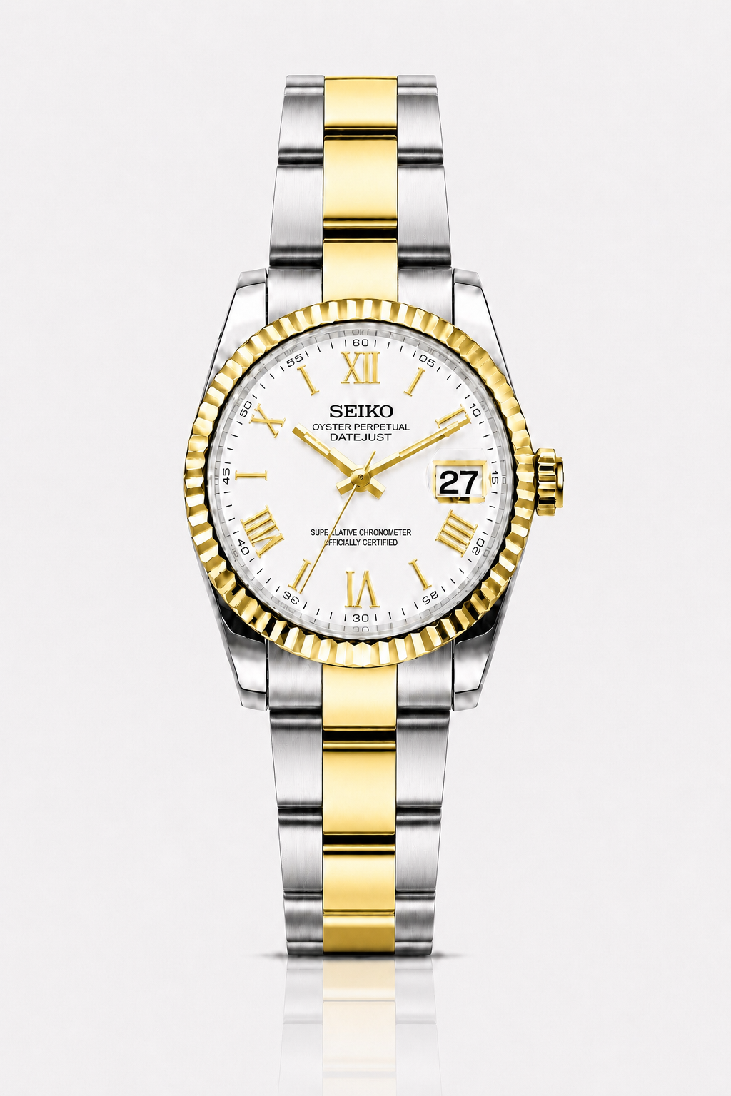 Seiko Datejust "Roman White"