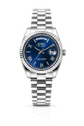 Seiko Day-Date "Roman Blue"