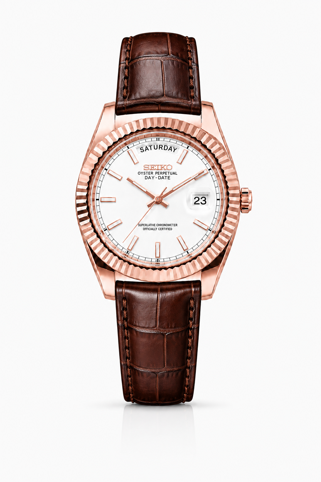 Seiko Day-Date "Classic White"
