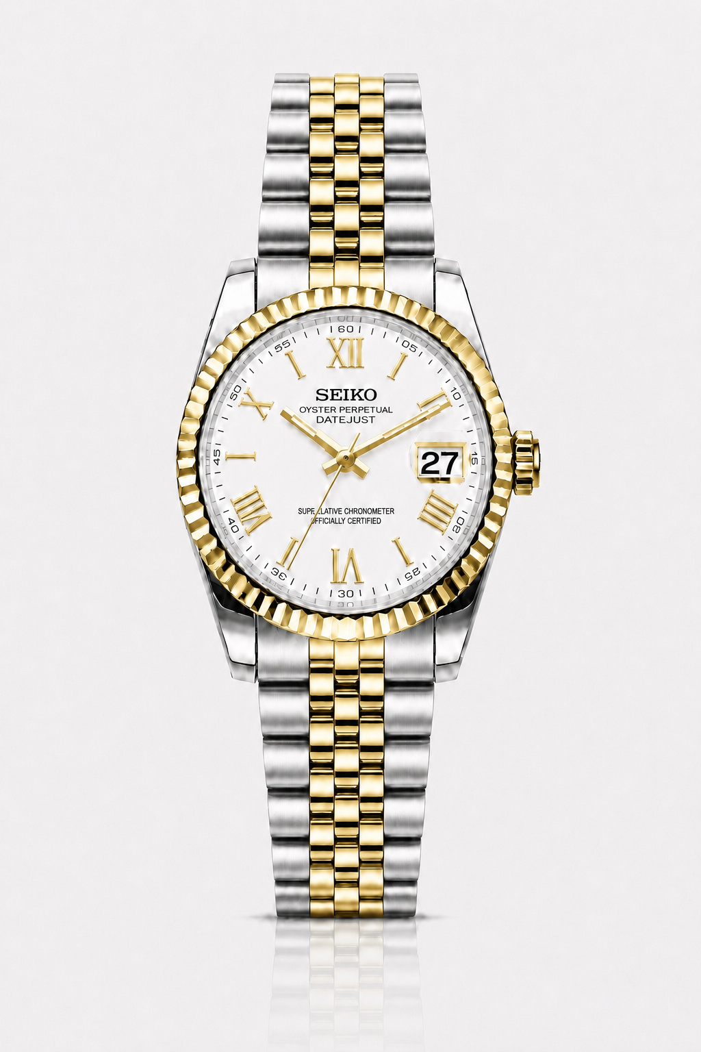 Seiko Datejust "Roman White"
