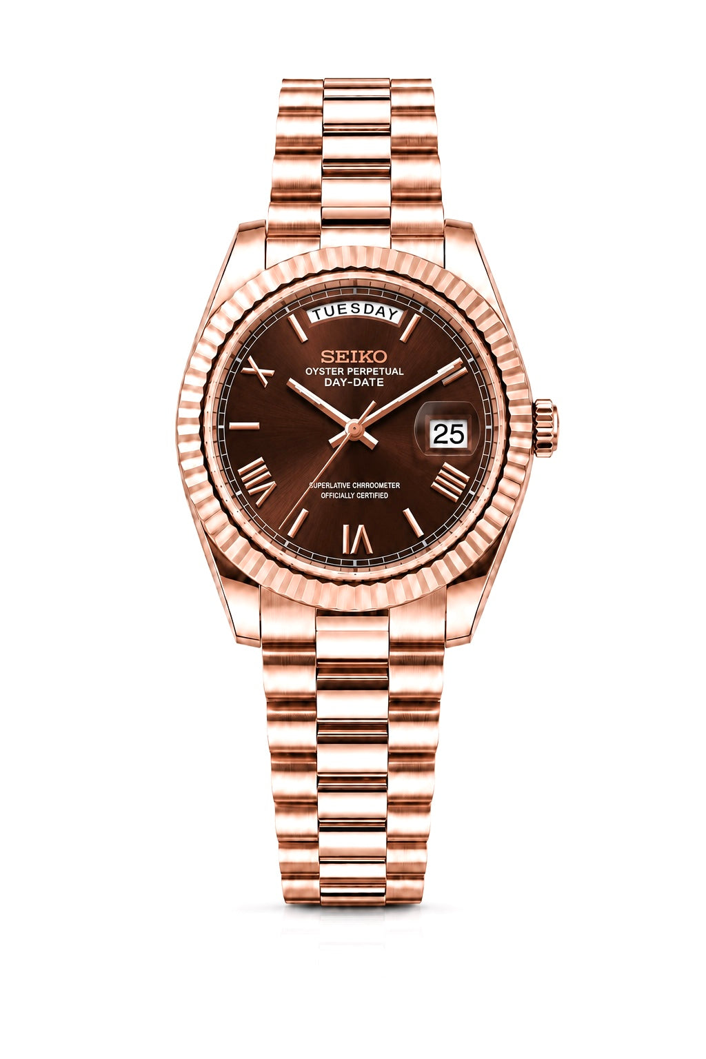 Seiko Day-Date "Roman Chocolate"