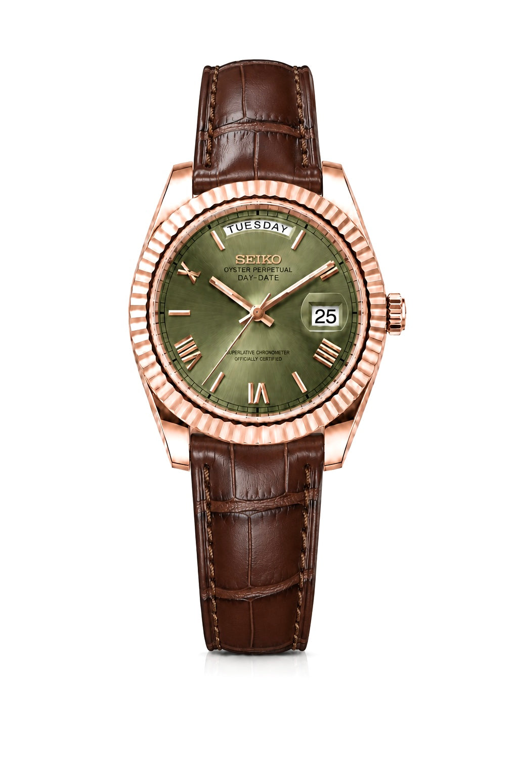 Seiko Day-Date "Roman Olive"