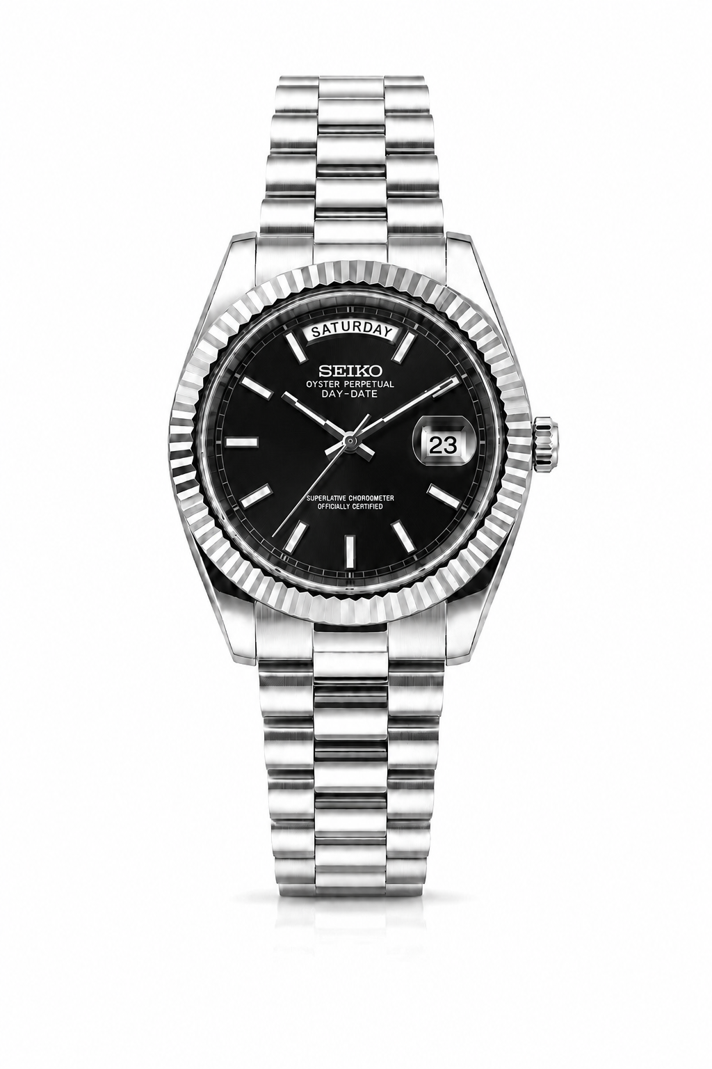 Seiko Day-Date "Classic Black"