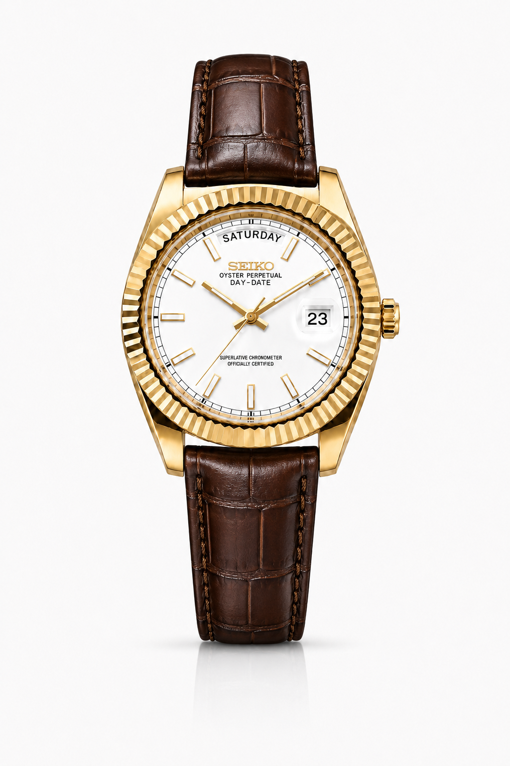 Seiko Day-Date "Classic White"