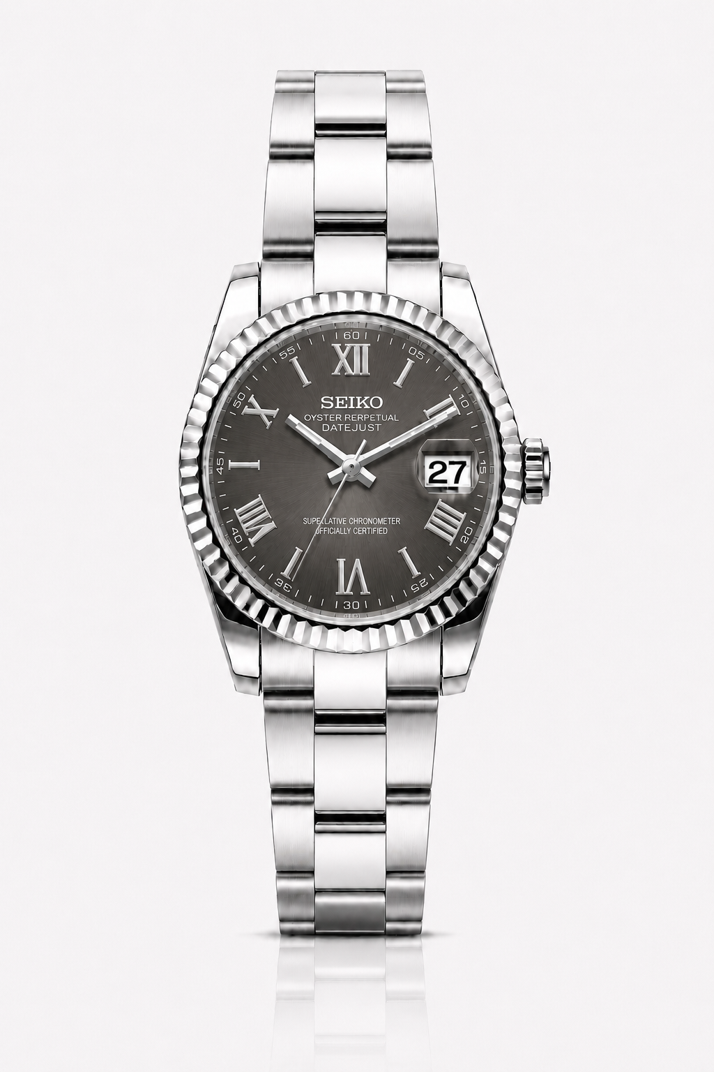 Seiko Datejust "Roman Rhodium"