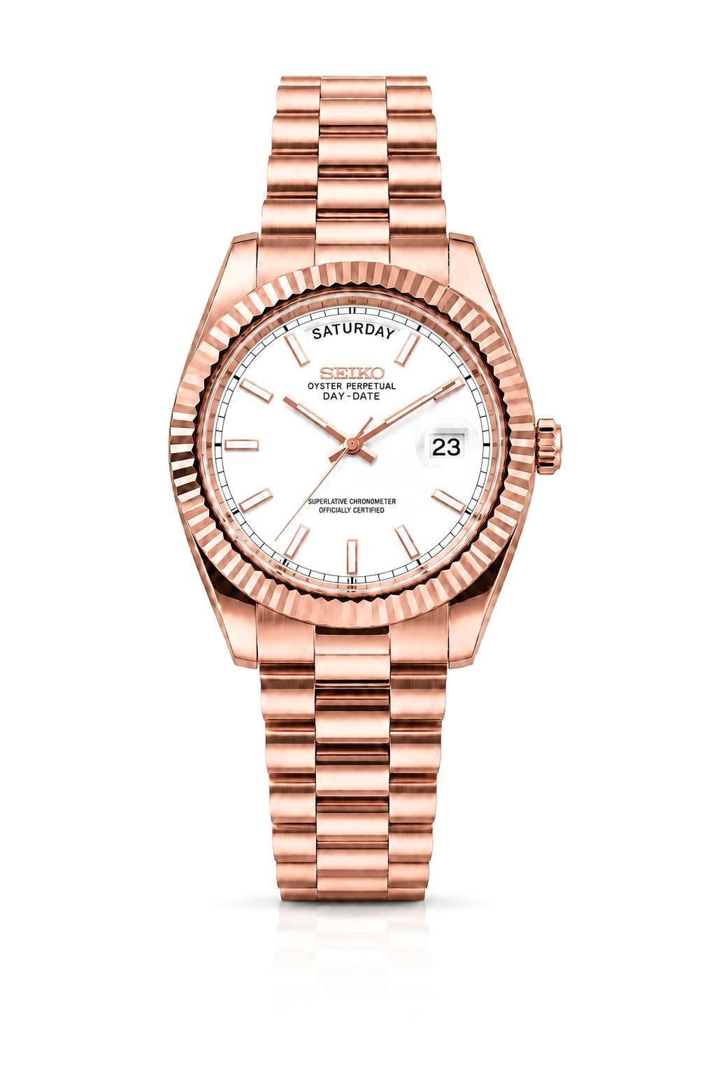 Seiko Day-Date "Classic White"