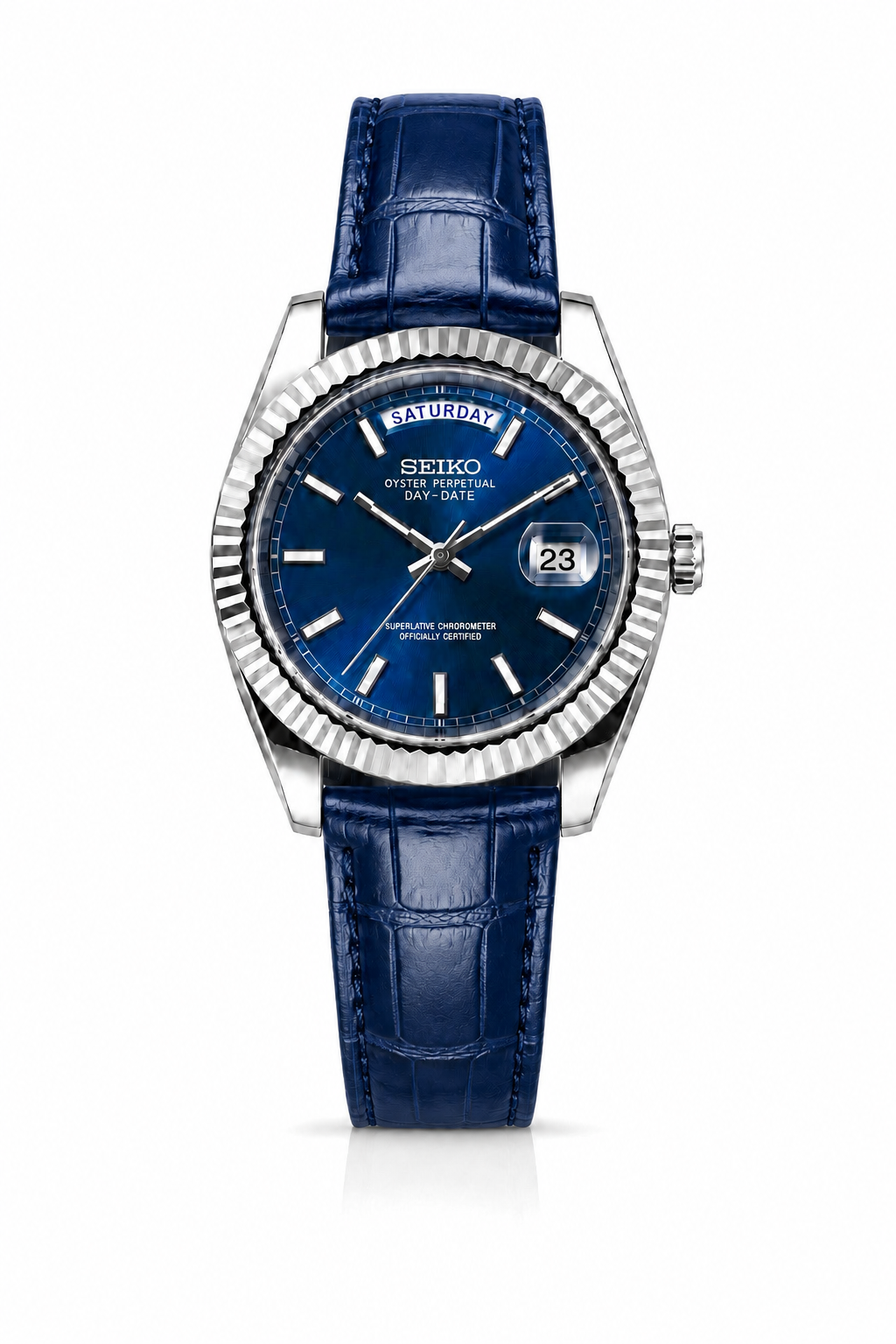 Seiko Day-Date "Classic Blue"