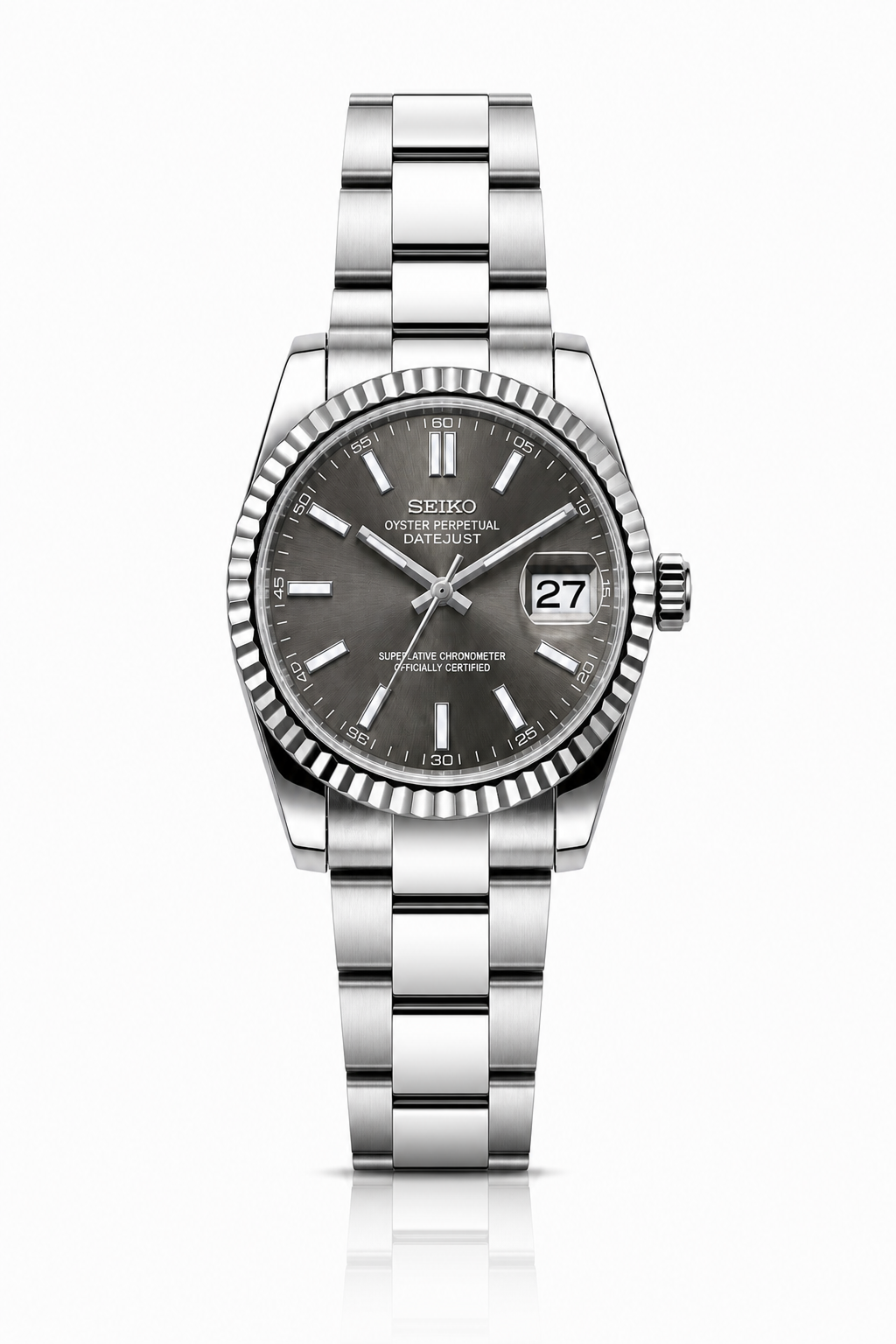 Seiko Datejust "Classic Rhodium"