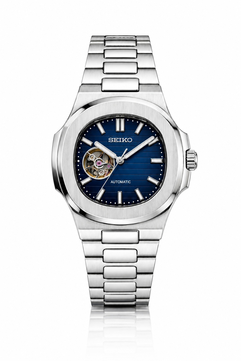 Seiko Nautilus Open Heart "Blue"