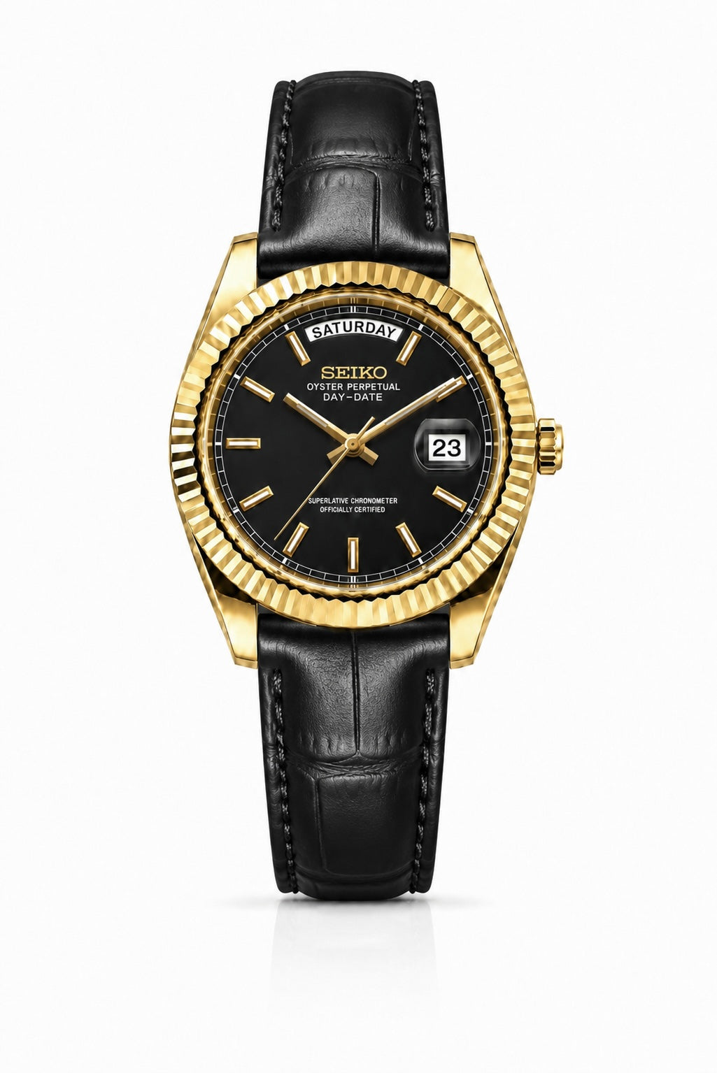 Seiko Day-Date "Classic Black"