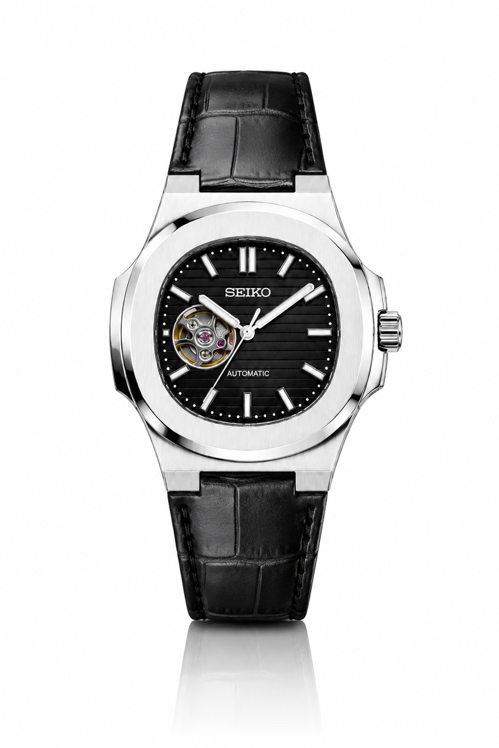 Seiko Nautilus Open Heart "Black"