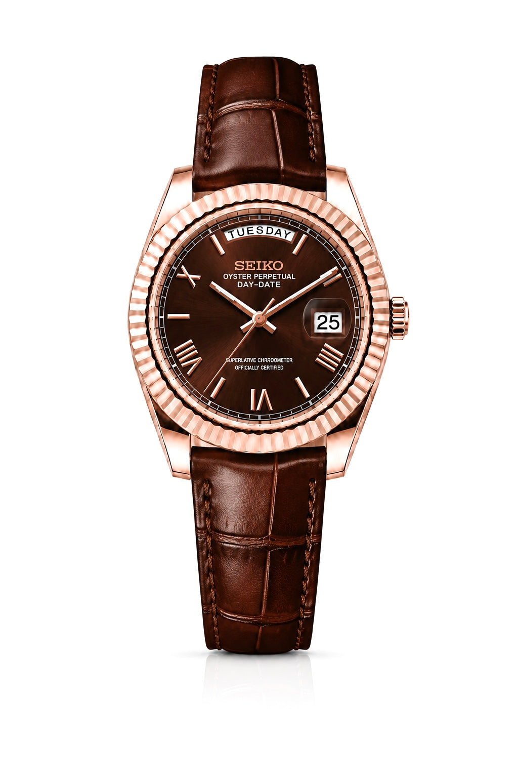 Seiko Day-Date "Roman Chocolate"