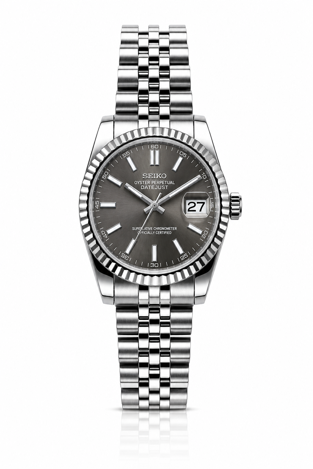 Seiko Datejust "Classic Rhodium"