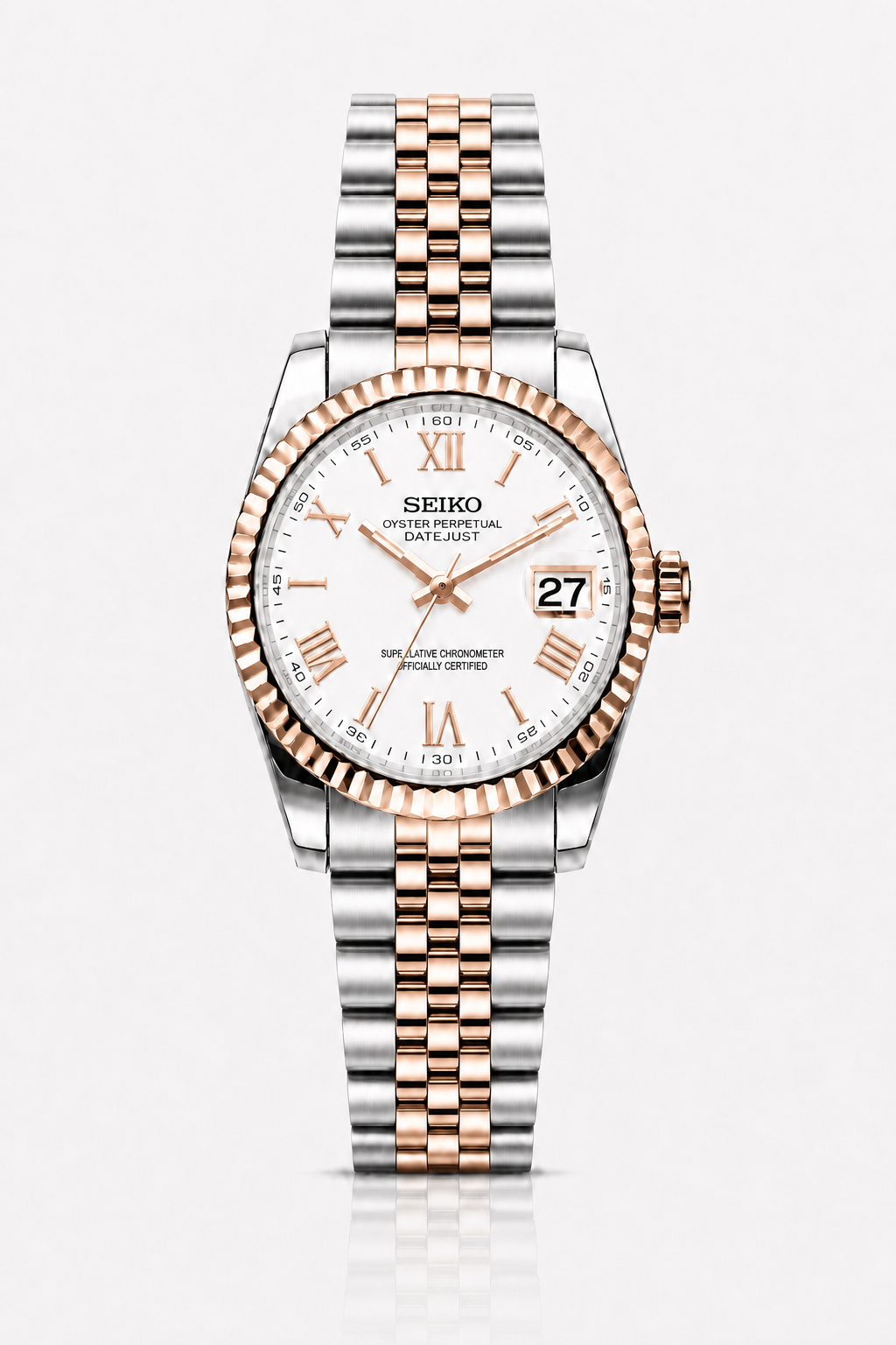 Seiko Datejust "Roman White"