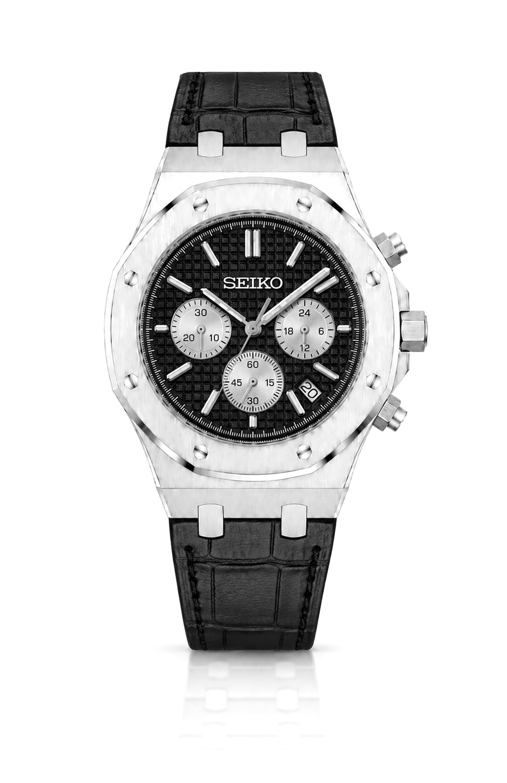 Seiko Royal Oak Chrono "Reverse Panda"