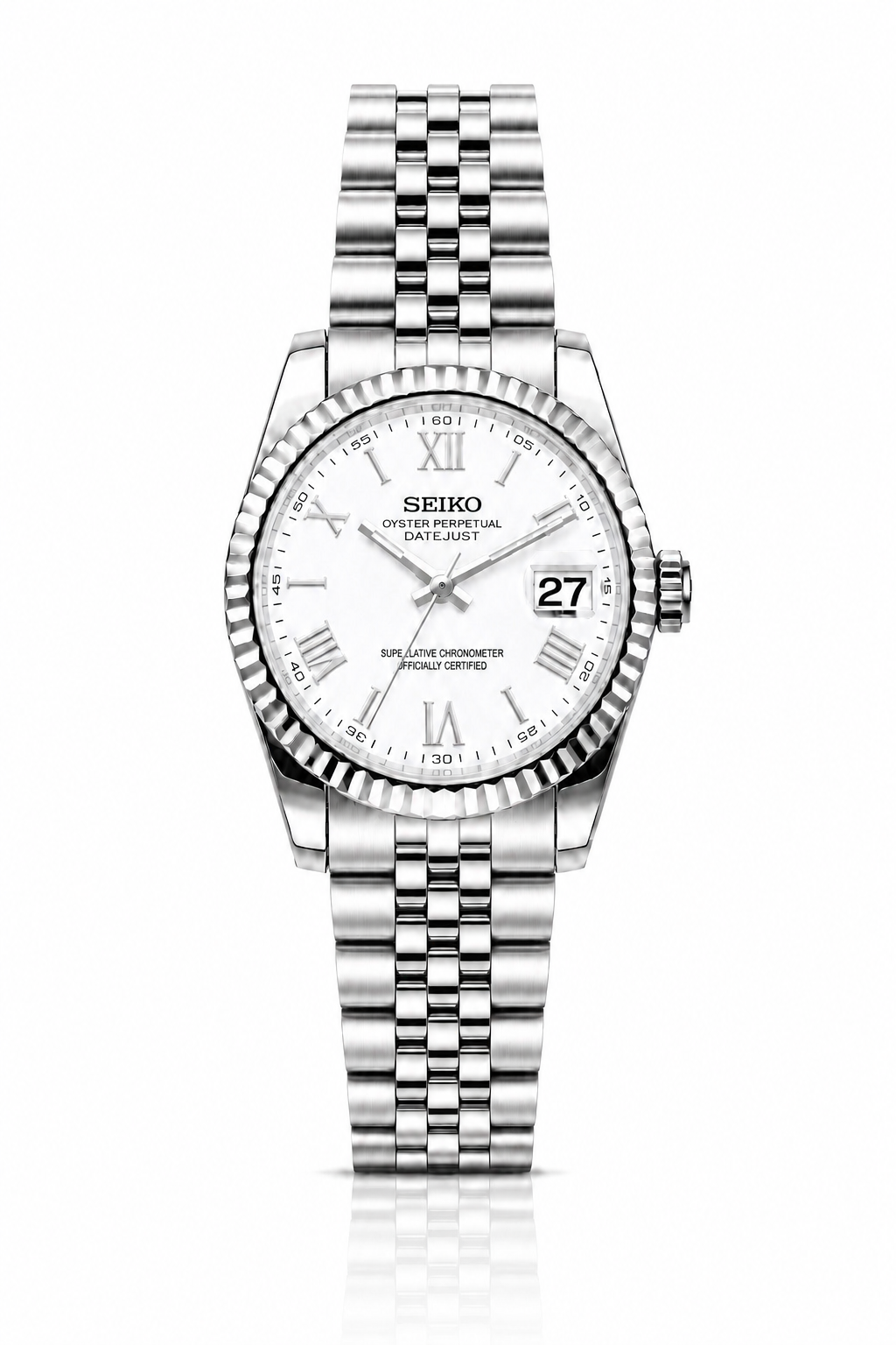 Seiko Datejust "Roman White"