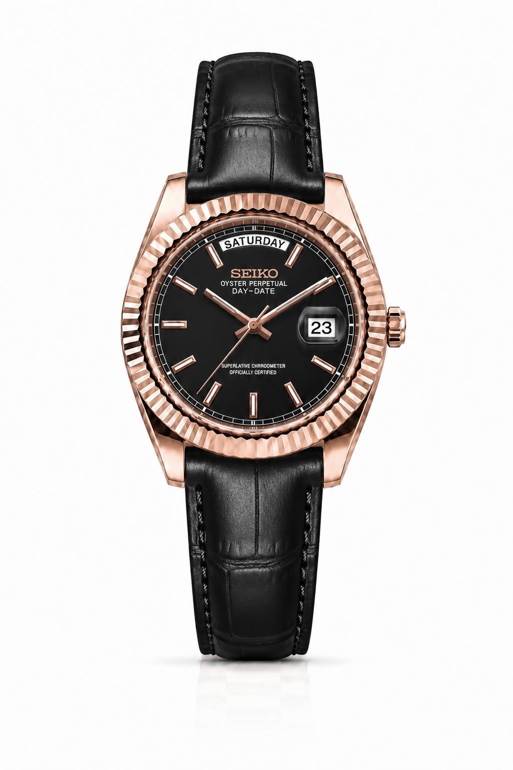 Seiko Day-Date "Classic Black"