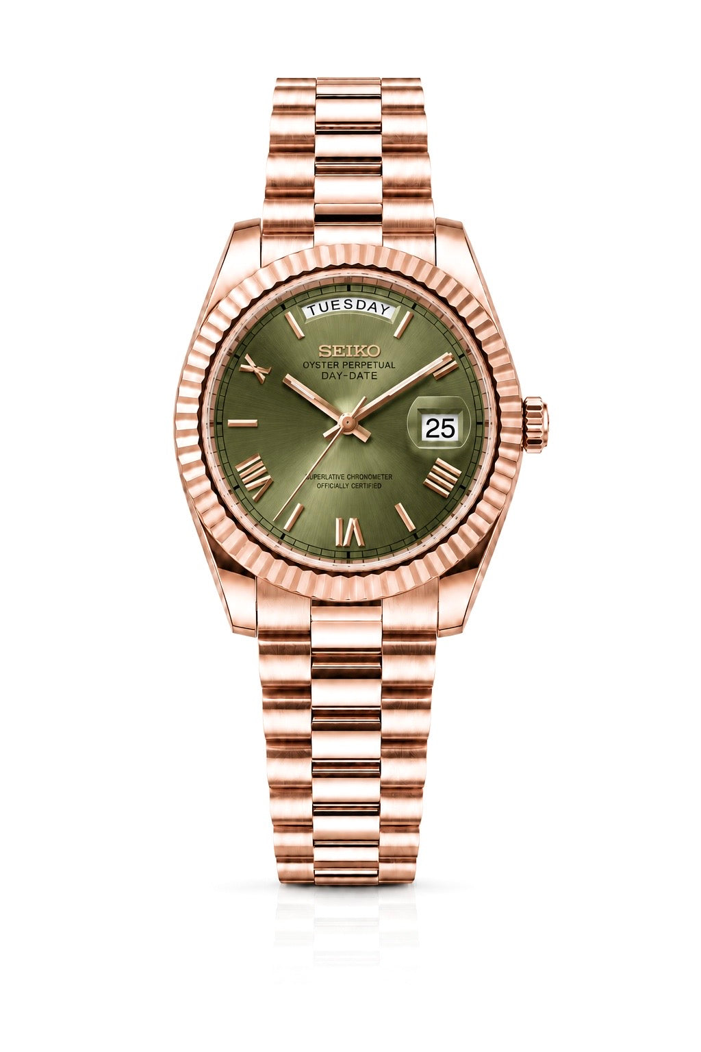 Seiko Day-Date "Roman Olive"