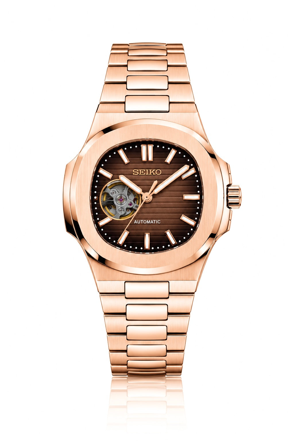 Seiko Nautilus Open Heart "Chocolate"