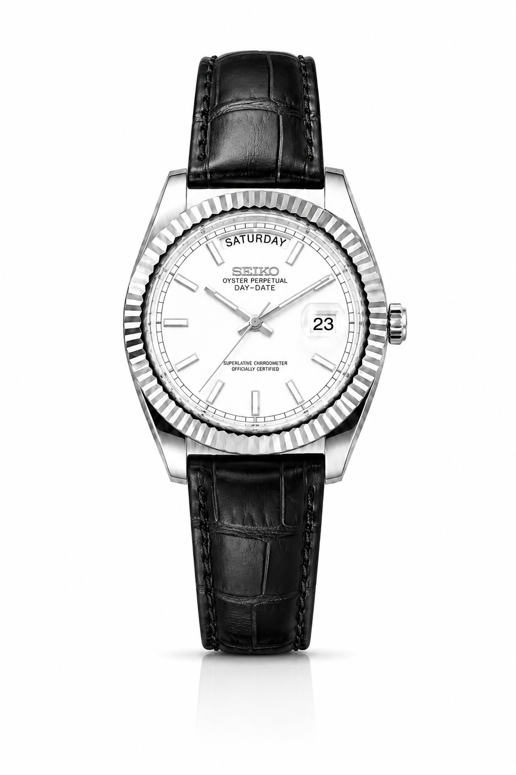 Seiko Day-Date "Classic White"