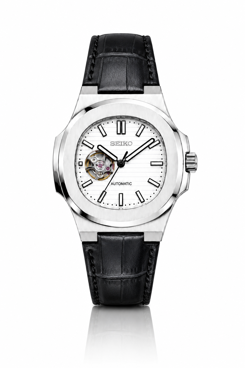 Seiko Nautilus Open Heart "White"
