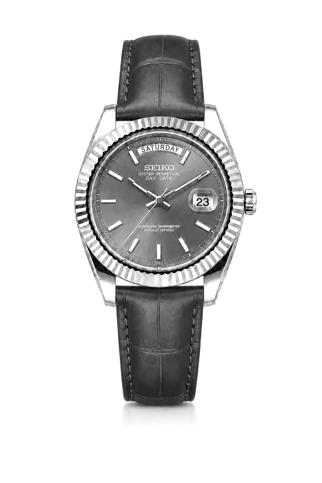 Seiko Day-Date "Classic Rhodium"