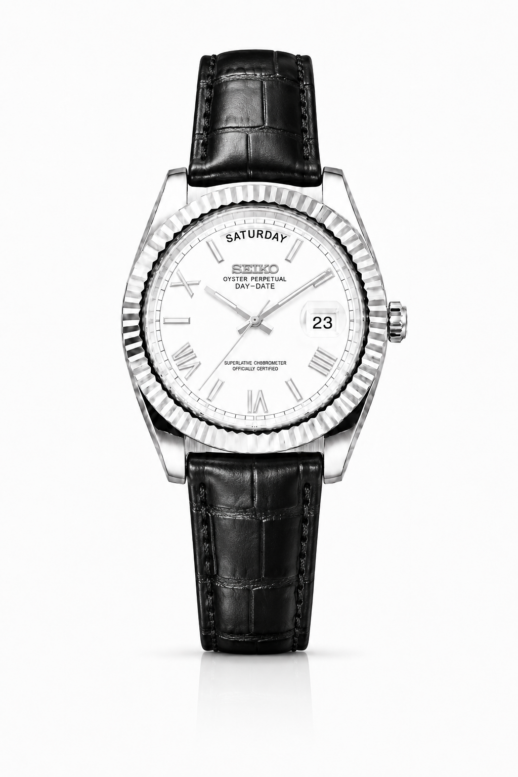 Seiko Day-Date "White Roman"