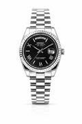 Seiko Day-Date "Roman Black"