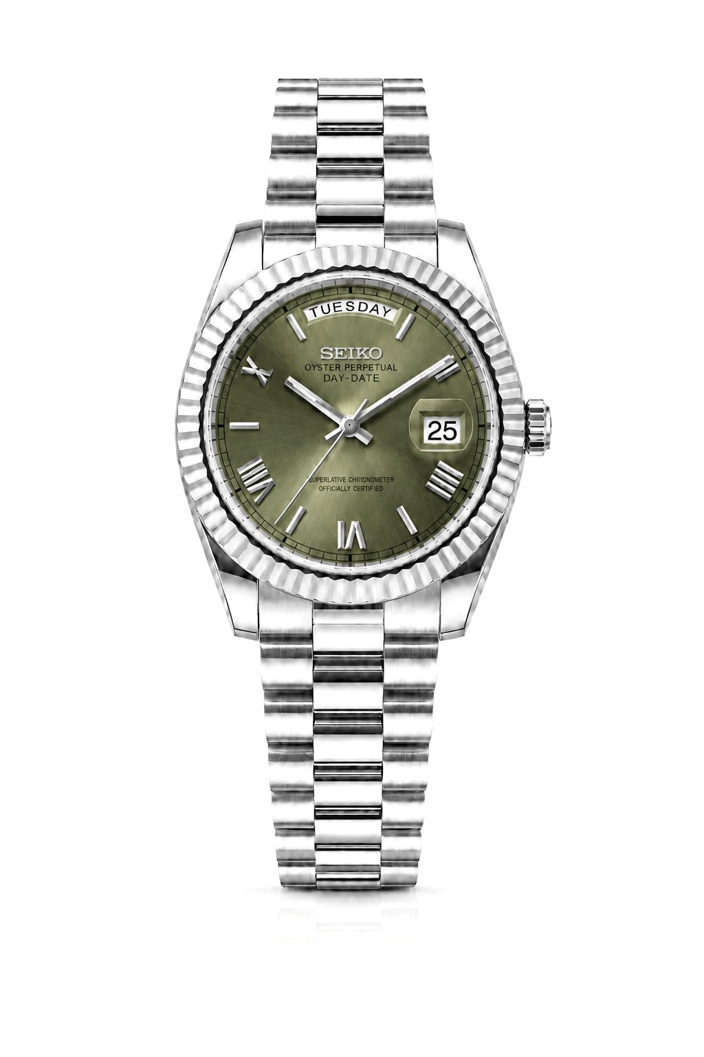 Seiko Day-Date "Roman Olive"