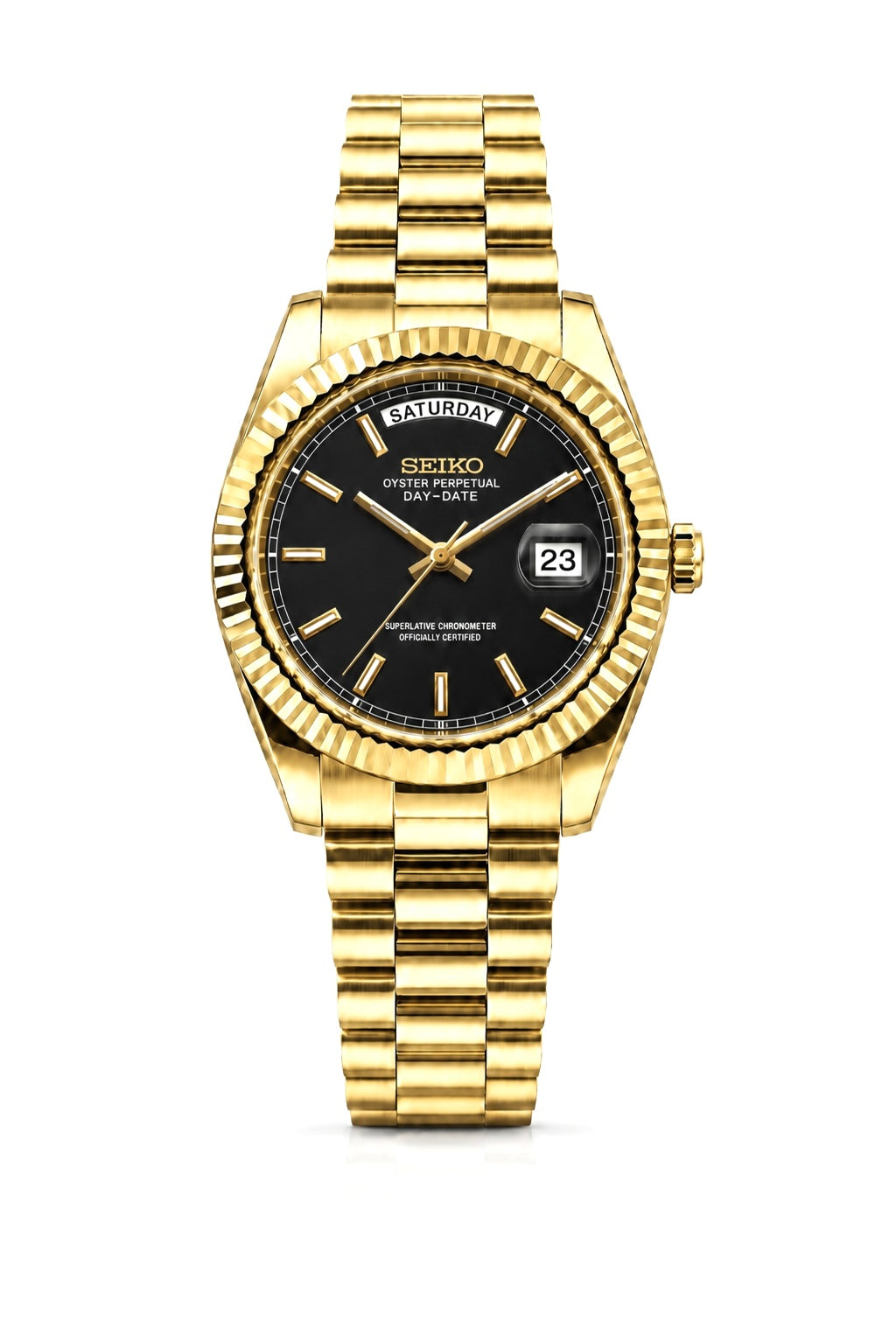 Seiko Day-Date "Classic Black"