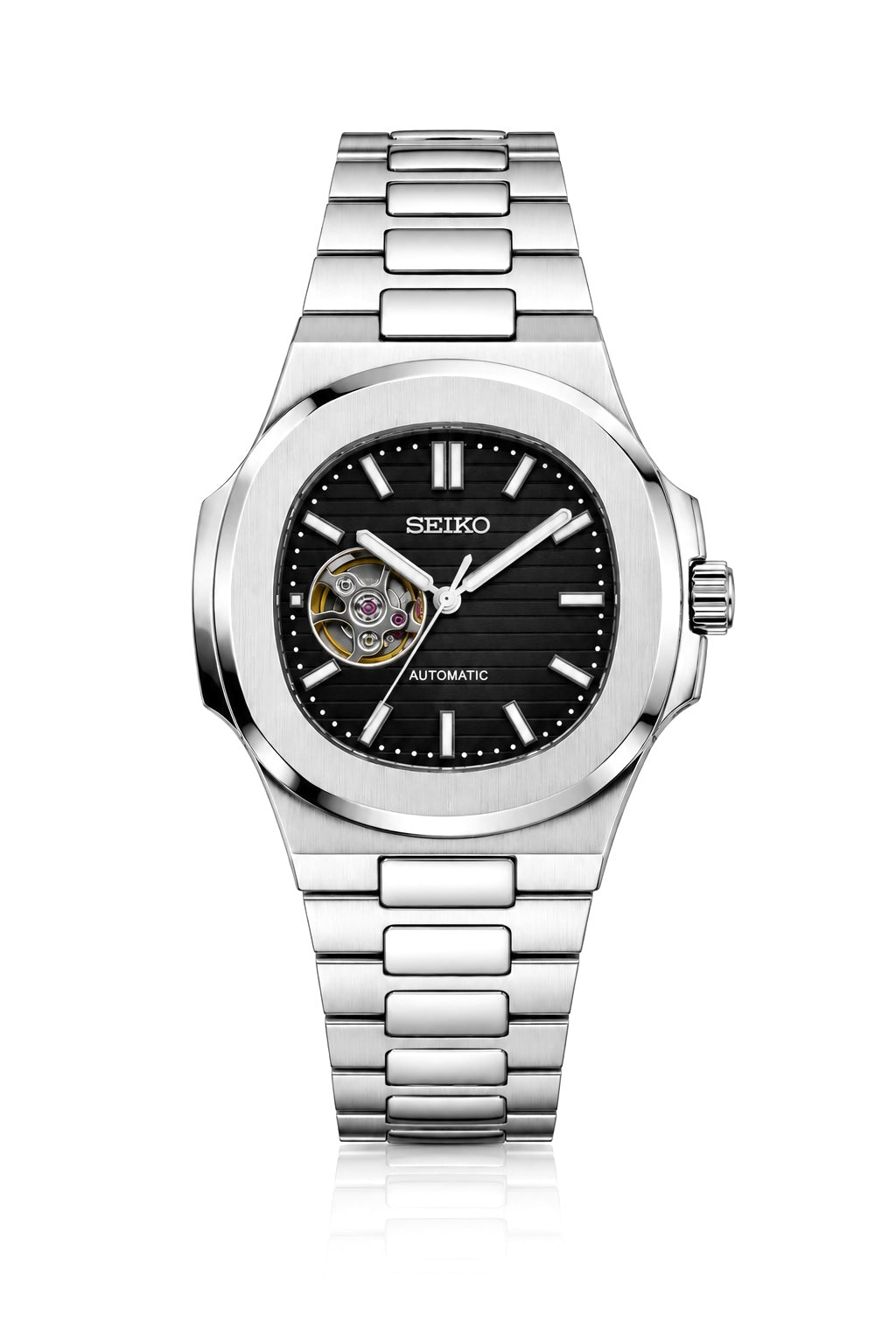 Seiko Nautilus Open Heart "Black"