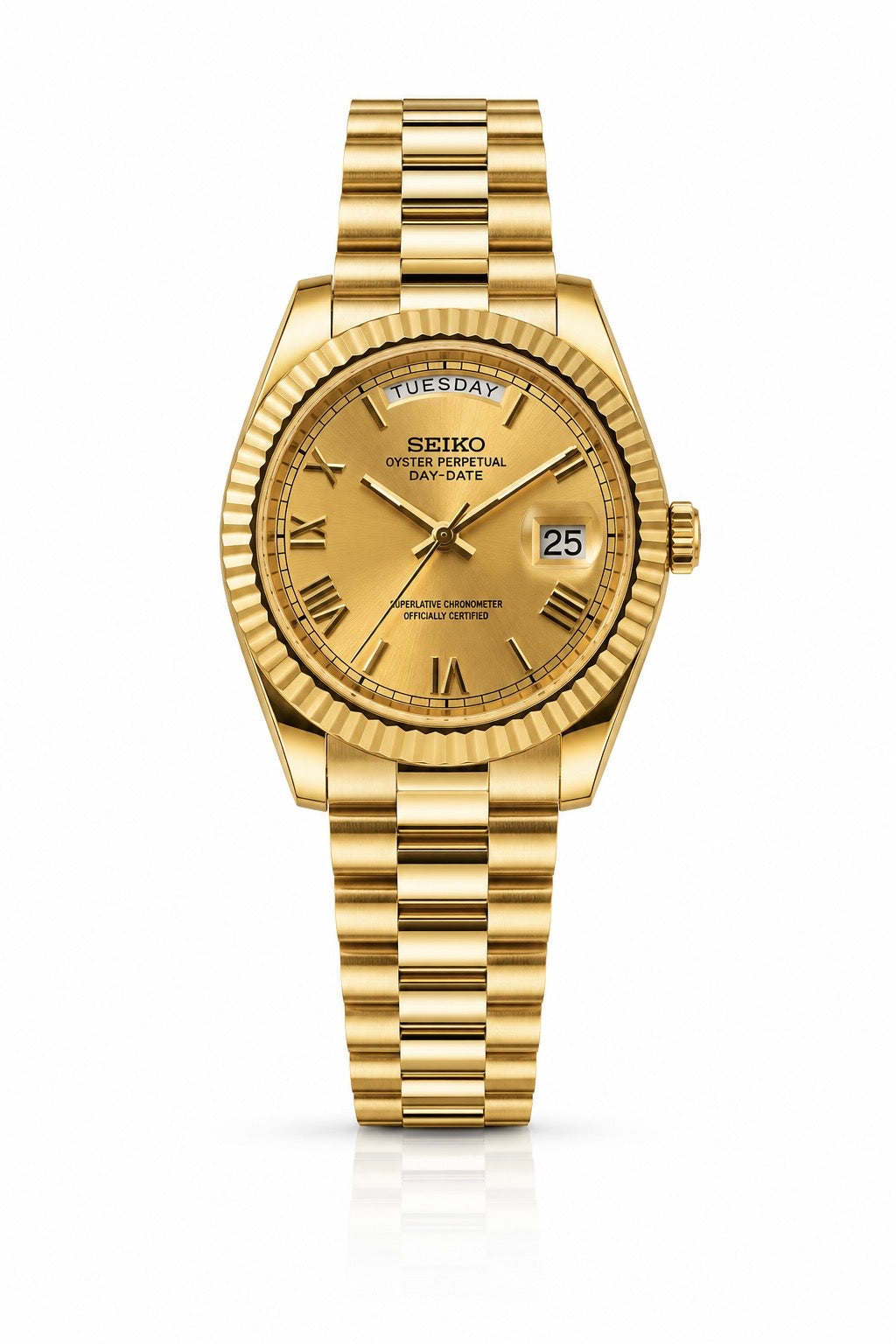 Seiko Day-Date "Roman President"